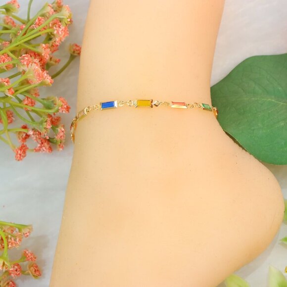 "New Beautiful Design Anklet for Women/Girls, Gift, A603 - Picture 4 of 10